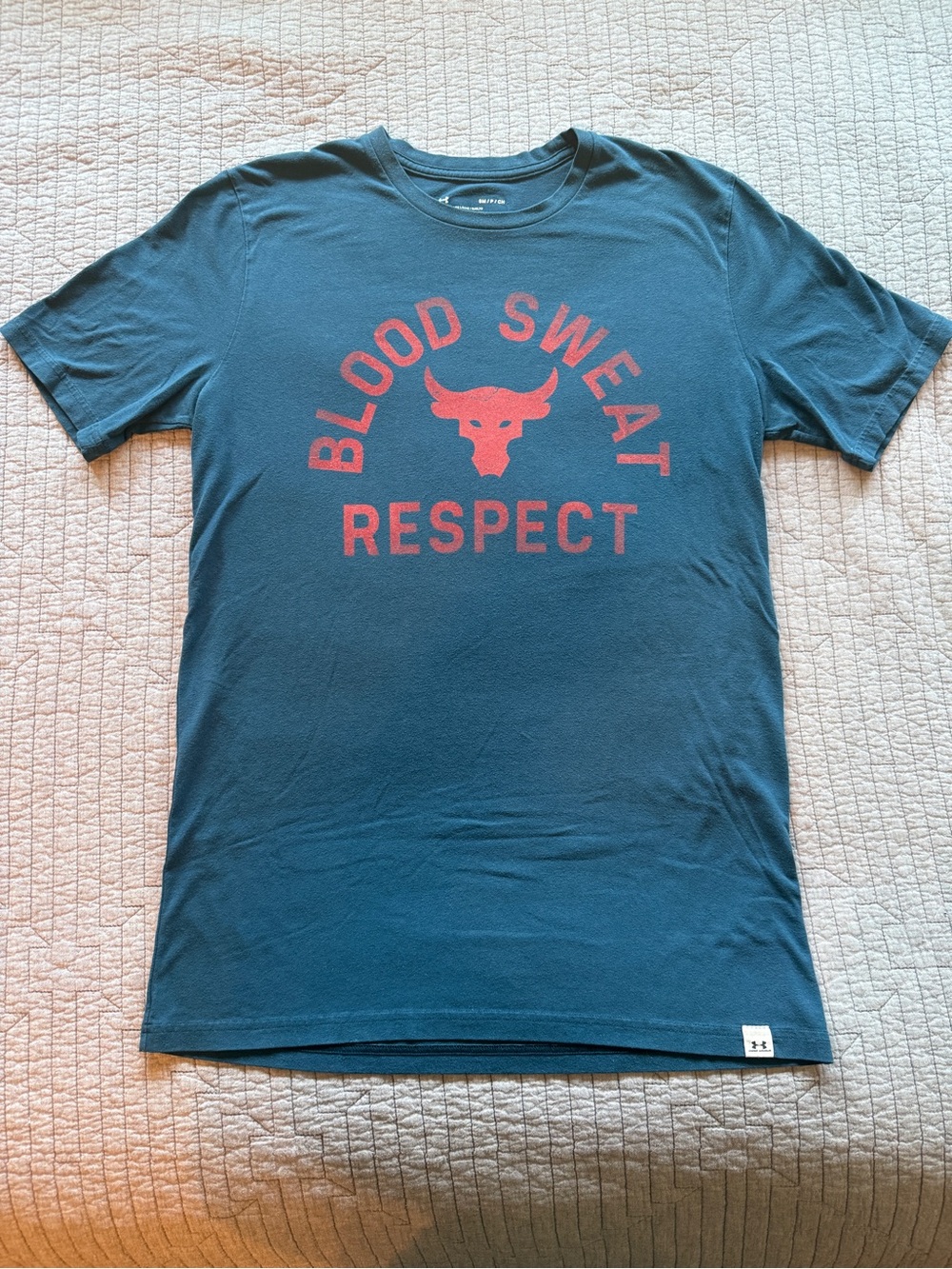Under Armour Project Rock Blood Sweat Respect T-Shirt | Men’s Small